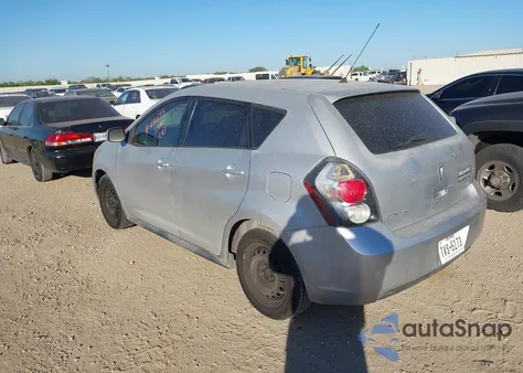 2009 Pontiac Vibe из США, поврежденный, VIN 5Y2SL67859Z430193